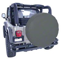 Rugged Ridge Spare Tire Cover For 35-36in Tires, Black Diamond (Universal Application) - Rugged Ridge 12804.35