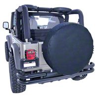 Rugged Ridge Spare Tire Cover For 30 - 32 in. Tire, Black (Universal Application) - Rugged Ridge 12802.01
