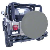 Rugged Ridge Spare Tire Cover for 33 inch Tires, Gray (Universal Application) - Rugged Ridge 12803.09