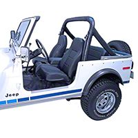 Rugged Ridge Sport Bar Cover Kit (87-91 Wrangler YJ) - Rugged Ridge 13610.01