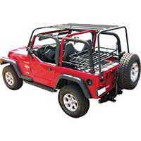 Olympic 4x4 Sports Rack, Rubicon Black (97-06 Wrangler TJ) - Olympic 4x4 901-124