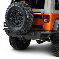 Smittybilt SRC Rear Bumper w/2 in. Receiver (07-13 Wrangler JK) - Smittybilt 76612