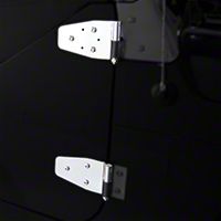 Rugged Ridge Door Hinge Set, Stainless Steel (97-06 Wrangler TJ) - Omix-ADA 11113.02