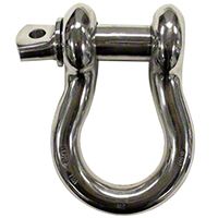 Crown Automotive Stainless Steel D-Ring (87-08 Wrangler YJ, TJ & JK) - Crown Automotive 2546DST