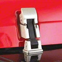 Smittybilt Stainless Steel Hood Catch Kit (97-06 Wrangler TJ) - Smittybilt 74334