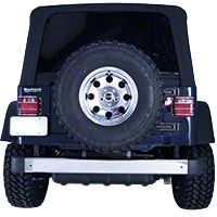 Omix-ADA Rear Bumper, Stainless Steel (97-06 Wrangler TJ) - Omix-ADA 11107.06