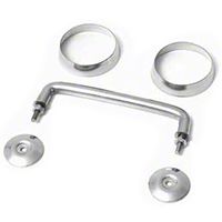 Rugged Ridge Stainless Steel Tie Down Kit for Windshield Frame (97-06 Wrangler TJ) - Rugged Ridge 7404