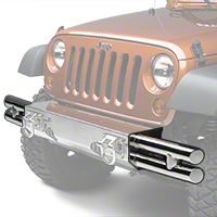 Rugged Ridge Stainless Steel Tube Ends for XHD Front Bumper (07-13 Wrangler JK) - Rugged Ridge 11540.73
