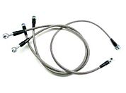 Teraflex Steel Braided Brake Lines (pair) (97-06 Wrangler TJ front,  07-13 Wrangler JK front or rear) - Teraflex 4353300