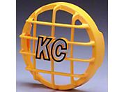 KC Hilites Stone Guard Yellow High Impact ABS Plastic 6 in. Round - Each (Universal Application) - KC Hilites 7213