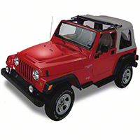 Bestop Sunrider Top, Black Denim (97-02 Wrangler TJ) - Bestop 51699-15