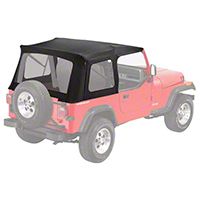 Bestop Supertop Replacement Skin, Black Denim (87-95 Wrangler YJ) - Bestop 55799-15