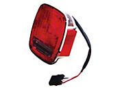 Omix-ADA Tail Light Assembly, Left, Chrome (91-98 Wrangler YJ & TJ) - Omix-ADA 12403.15