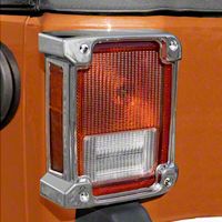 Rugged Ridge Tail Light Covers, Chrome (07-13 Wrangler JK) - Rugged Ridge 13311.21