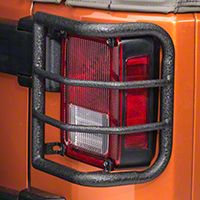 Body Armor Tail Light Guards w/Wrap design (07-13 Wrangler JK) - Body Armor JK-7135