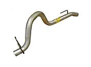 Walker Exhaust Tail Pipe (87-95 Wrangler YJ w/4 CYL 2.5L, 87-90 Wrangler YJ w/6 CYL 4.2L, 91-95 Wrangler YJ w/6 CYL 4.0L) - Walker Exhaust 83502980