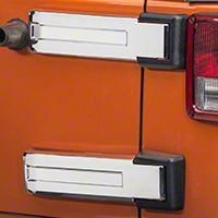 Rugged Ridge Tailgate Hinge Covers, Chrome (07-13 Wrangler JK) - Rugged Ridge 13311.24