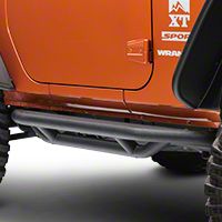Rugged Ridge Textured Black Nerf Bars (07-13 Wrangler JK 2 Door) - Rugged Ridge 11504.21