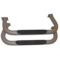 Rugged Ridge Nerf Bars, Pair, Titanium (87-06 Wrangler YJ & TJ) - Rugged Ridge 11532.02