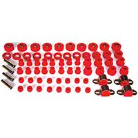 Rugged Ridge Total Kit, Bushings, Red (97-06 Wrangler TJ) - Rugged Ridge 18350.06