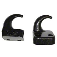 Rugged Ridge Tow Hook Front Pair, Black (97-06 Wrangler TJ) - Rugged Ridge 7786