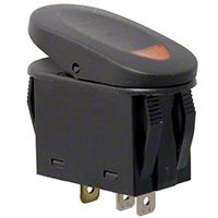 Rugged Ridge Two Position Rocker Switch w/ Indicator Light (Universal Application) - Rugged Ridge 17235.01