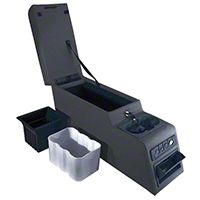 Rugged Ridge Ultimate Locking Console, Gray (87-95 Wrangler YJ) - Rugged Ridge 13102.09