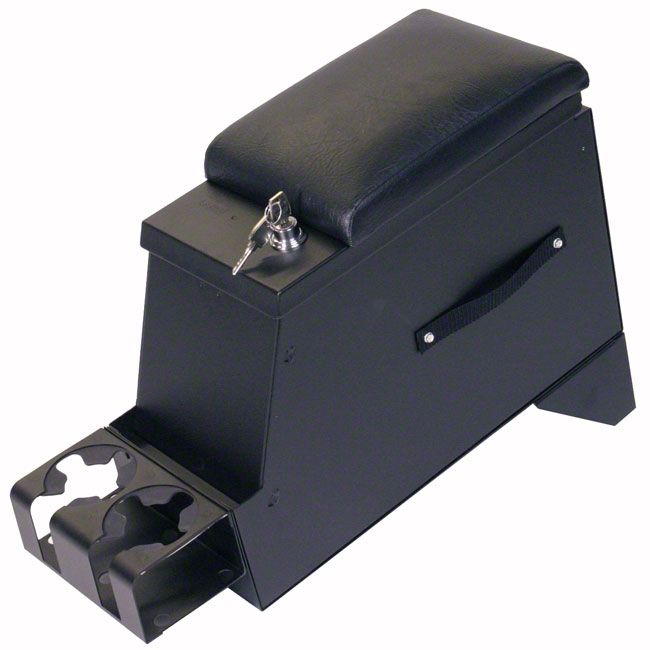 Tuffy Series II Security Console, 8 in. Wide, Black (91-95 Wrangler YJ) - Tuffy 012-01