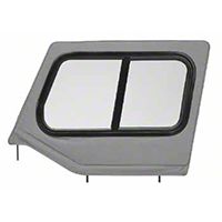 Bestop Upper Door Sliders for Factory Soft Top, Black Denim (88-95 Wrangler YJ) - Bestop 51785-15