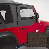 Rugged Ridge Upper Soft Door Kit, Front Pair, Khaki Diamond (97-06 Wrangler TJ) - Rugged Ridge 13714.36