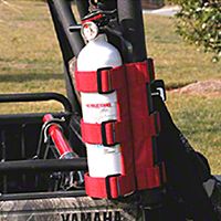 Rugged Ridge Red UTV Fire Extinguisher Holder, 1-1.5 in. (Universal Application) - Rugged Ridge 63305.2