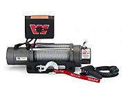 Warn M8000 Self-Recovery Winch, 12V Dc 80' Wire Rope And Hawse Fairlead (Universal Application) - Warn 26901