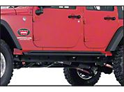 Warn Rock Sliders 3/16 in. Steel (07-13 Wrangler JK 4 Door) - Warn 74575