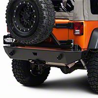 Warn Swing-A-Way Tire Carrier for Rock Crawler Bumper (07-13 Wrangler JK) - Warn 74299
