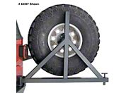 Warn Swing-A-Way Tire Carrier Kit (87-06 Wrangler YJ & TJ) - Warn 64337