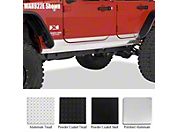 Warrior Products 5in Tall Rocker Guards Includes Plates For Lower Factory Doors (07-13 Wrangler JK 4 Door) - Warrior Products 922E