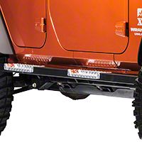 Warrior Products Rock Barz w/Front & Rear Steps (07-13 Wrangler JK 4 Door) - Warrior Products 7410A