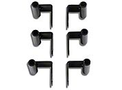 Warrior Products Half Door Window Brackets Factory Uppers Only (97-06 Wrangler TJ) - Warrior Products 1520
