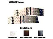 Warrior Products Short Corner Guards - Pair, Aluminum Diamond (87-95 Wrangler YJ) - Warrior Products 807