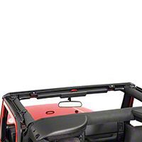 Bestop Windshield Channel, No Drill (97-06 Wrangler TJ) - Bestop 51238-01