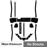 Rock Krawler X Factor Plus Long Arm Upgrade (07 Wrangler JK 2 Door) - Rock Krawler RKJKXF+LA-UPG-2