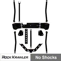 Rock Krawler X Factor Plus Long Arm Upgrade (07-13 Wrangler JK 4 Door) - Rock Krawler RKJKXF+LA-UPG-4