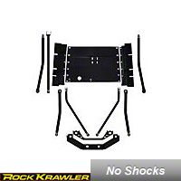 Rock Krawler X Factor Plus Long Arm Upgrade System (97-02 Wrangler TJ) - Rock Krawler RKTJXF+LA-UPG-01