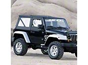 Xenon Step Down Fender Flares 6 Piece Kit w/Extension (07-13 Wrangler JK 4 Door) - Xenon 9000