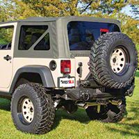 Rugged Ridge XHD Fabric Replacement Top Diamond Khaki (07-09 Wrangler JK 2 Door) - Rugged Ridge 13736.36