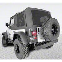 Rugged Ridge XHD Soft Top w/Tinted Windows & Door Skins, Black Vinyl (97-06 Wrangler TJ) - Rugged Ridge 13728.01
