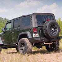 Rugged Ridge XHD Replacement Soft Top Sailcloth Black Diamond w/ Tinted Windows (07-09 Wrangler JK 4 Door) - Rugged Ridge 13741.01