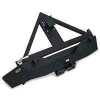 Smittybilt XRC Armor Rear Bumper w/Hitch & Tire Carrier (07-13 Wrangler JK) - Smittybilt 76856