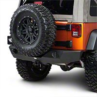 Smittybilt XRC Armor Rear Bumper w/Hitch (07-13 Wrangler JK) - Smittybilt 76855