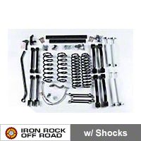 Iron Rock Offroad 4 in. Ultimate Short Arm Lift Kit (97-06 Wrangler TJ) - Iron Rock Off Road IR-T4PLK
